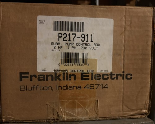 New franklin electric hp - franklin, 2